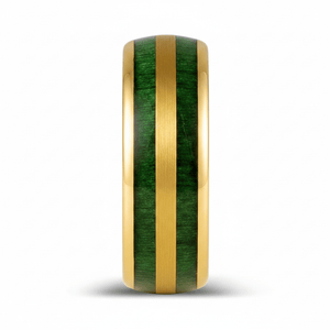 GARRISON — Front-facing straight-on view — men's tungsten wedding ring.