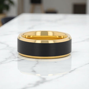 GASTON Tungsten Carbide men's wedding band, image 5