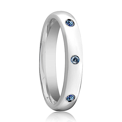 HALIA Tungsten Carbide men's wedding band, image 1