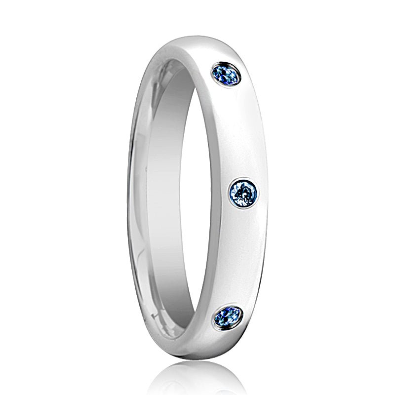 HALIA Tungsten Carbide men's wedding band, image 1