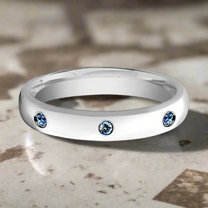 HALIA Tungsten Carbide men's wedding band, image 4