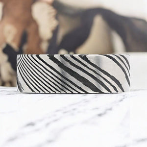 HANZO Tungsten Carbide men's wedding band, image 3
