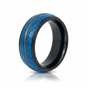HARLO — hero shot — men's tungsten carbide wedding ring | Aydins Jewelry