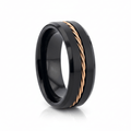 HORATIO — hero shot — men's tungsten carbide wedding ring | Aydins Jewelry
