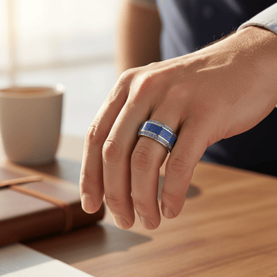 HYDRA Titanium men's wedding band, image 2