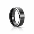 INFERNO — hero shot — men's tungsten carbide wedding ring | Aydins Jewelry