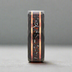 INFERNO Tungsten Carbide men's wedding band, image 4