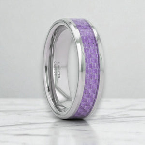 IRIS Tungsten Carbide men's wedding band, image 1