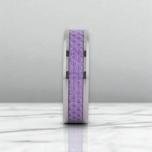 IRIS Tungsten Carbide men's wedding band, image 4