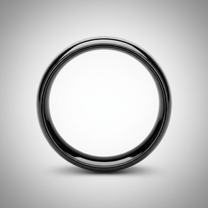 IRONCLAD — alternate angle — men's tungsten carbide wedding ring | Aydins Jewelry