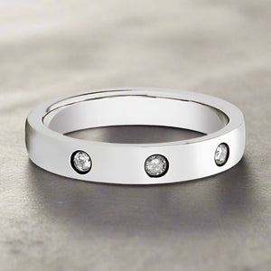 ISABELLA Tungsten Carbide men's wedding band, image 4