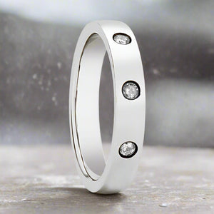 ISABELLA Tungsten Carbide men's wedding band, image 3