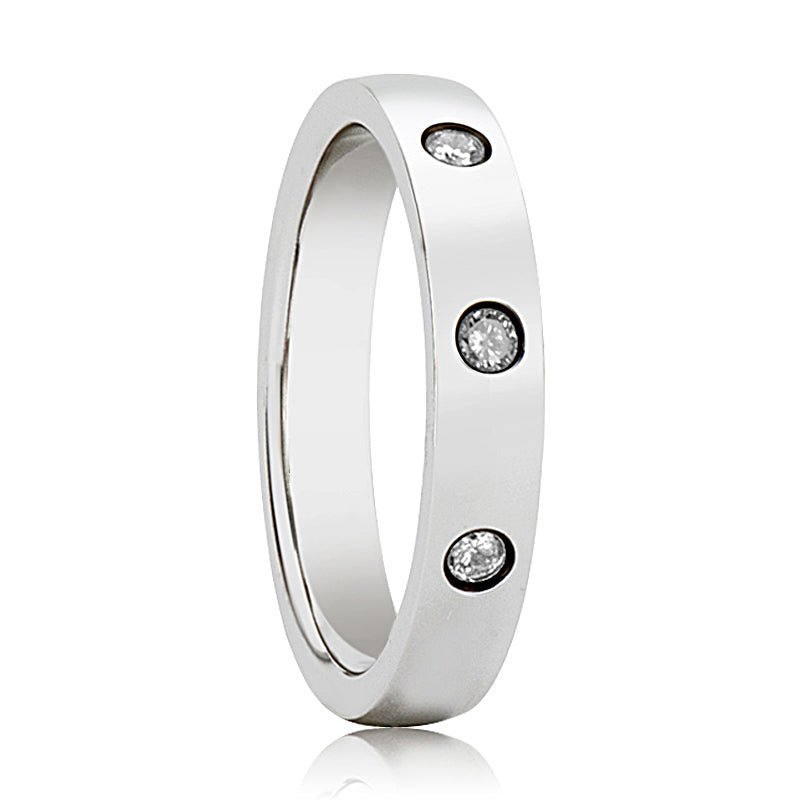 ISABELLA Tungsten Carbide men's wedding band, image 1