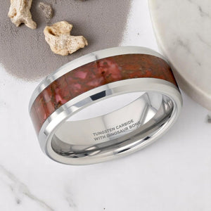 JURASSIC Tungsten Carbide men's wedding band, image 2