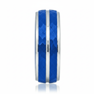 KAMIKAZE — detail view — men's tungsten carbide wedding ring | Aydins Jewelry
