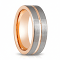 KASE — Hero product shot — men's tungsten wedding ring.