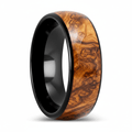 KEMPS — Hero product shot — men's tungsten wedding ring.