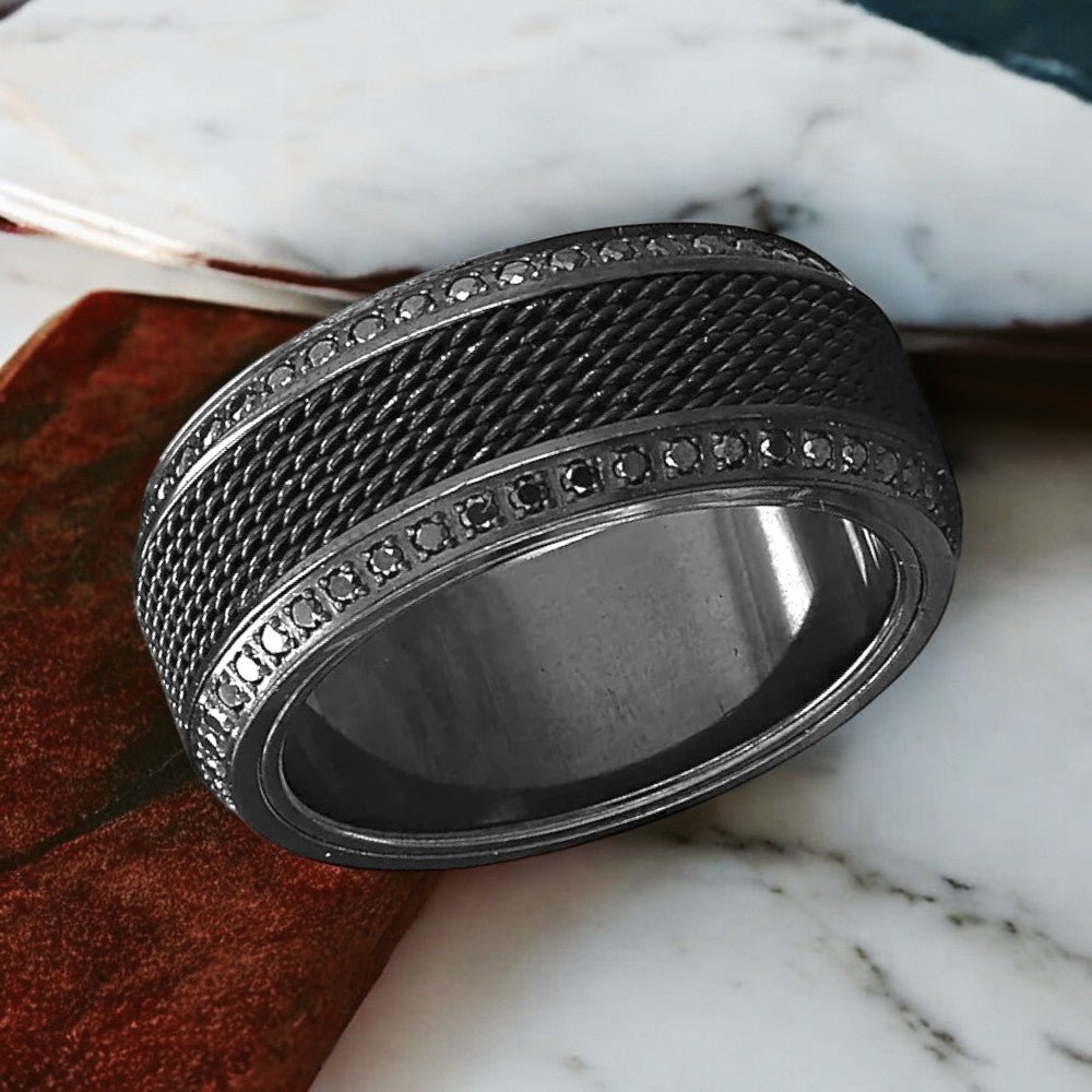 KNIGHT Titanium men's wedding band, image 2