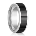 KONSTANTINE Black Ceramic men's wedding band, image 1