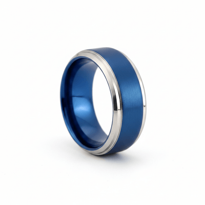 LINARD — hero shot — men's tungsten carbide wedding ring | Aydins Jewelry