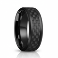 LUCIUS — hero shot — men's tungsten carbide wedding ring | Aydins Jewelry
