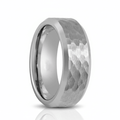 MATADOR — Hero product shot — men's tungsten wedding ring.
