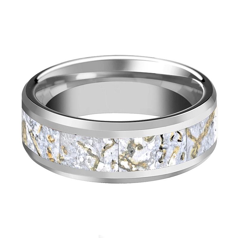 MESOZOIC Tungsten Carbide men's wedding band, image 2