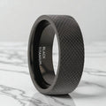 MIDNIGHT Tungsten Carbide men's wedding band, image 1