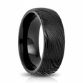MUKUGLO — hero shot — men's tungsten carbide wedding ring | Aydins Jewelry