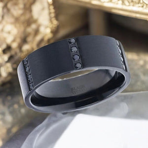 MYSTERIOUS Titanium men's wedding band, image 2