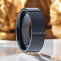 MYSTERIOUS Titanium men's wedding band, image 1