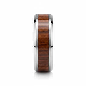 MYTHIC — angled view — men's tungsten carbide wedding ring | Aydins Jewelry