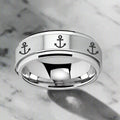 NAVIGATOR Tungsten Carbide men's wedding band, image 1