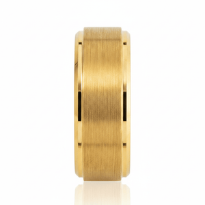 NIX — angled view — men's tungsten carbide wedding ring | Aydins Jewelry