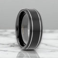 NOCTURNE Tungsten Carbide men's wedding band, image 1