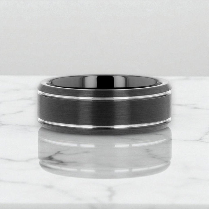 Angled view showing shine and matte contrast