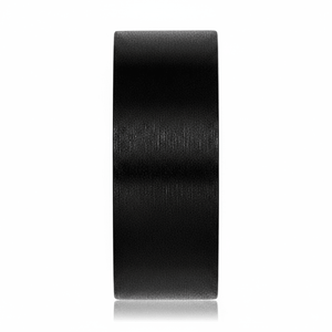 OBSIDIANIX — angled view — men's tungsten carbide wedding ring | Aydins Jewelry