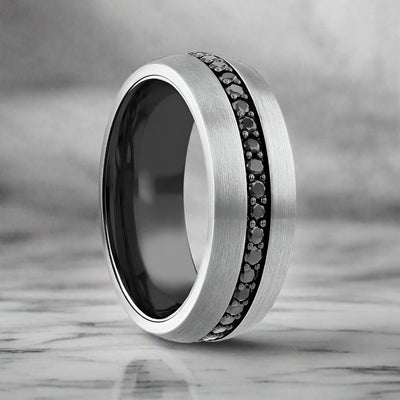 PILOT Tungsten Carbide men's wedding band, image 1
