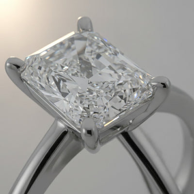 1 Carat Radiant Lab Grown Diamond Engagement Ring | 10K White Gold — cinematic product Reel