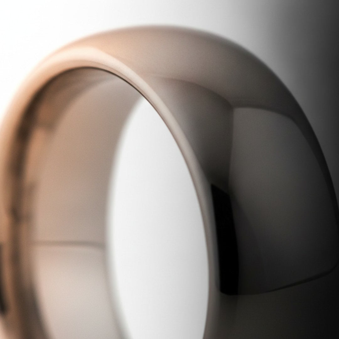 DEFENDER | Silver Tungsten Domed Ring — cinematic product Reel