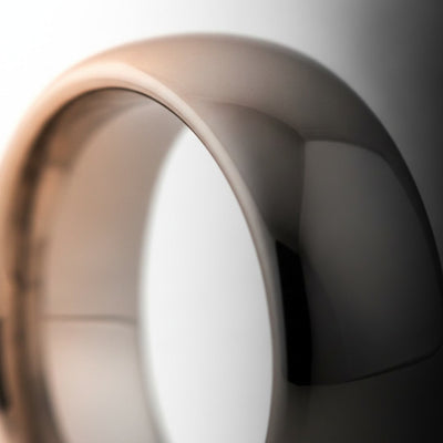 DEFENDER | Silver Tungsten Domed Ring — cinematic product Reel