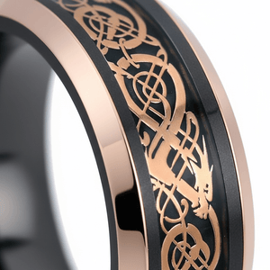 PROTO — Extreme macro detail — men's tungsten wedding ring.