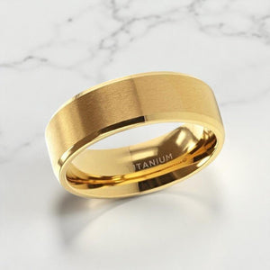 RADIATE Gold men's wedding band, image 5