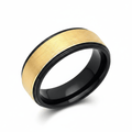 REBECK — hero shot — men's tungsten carbide wedding ring | Aydins Jewelry