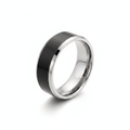 REBEL — hero shot — men's tungsten carbide wedding ring | Aydins Jewelry