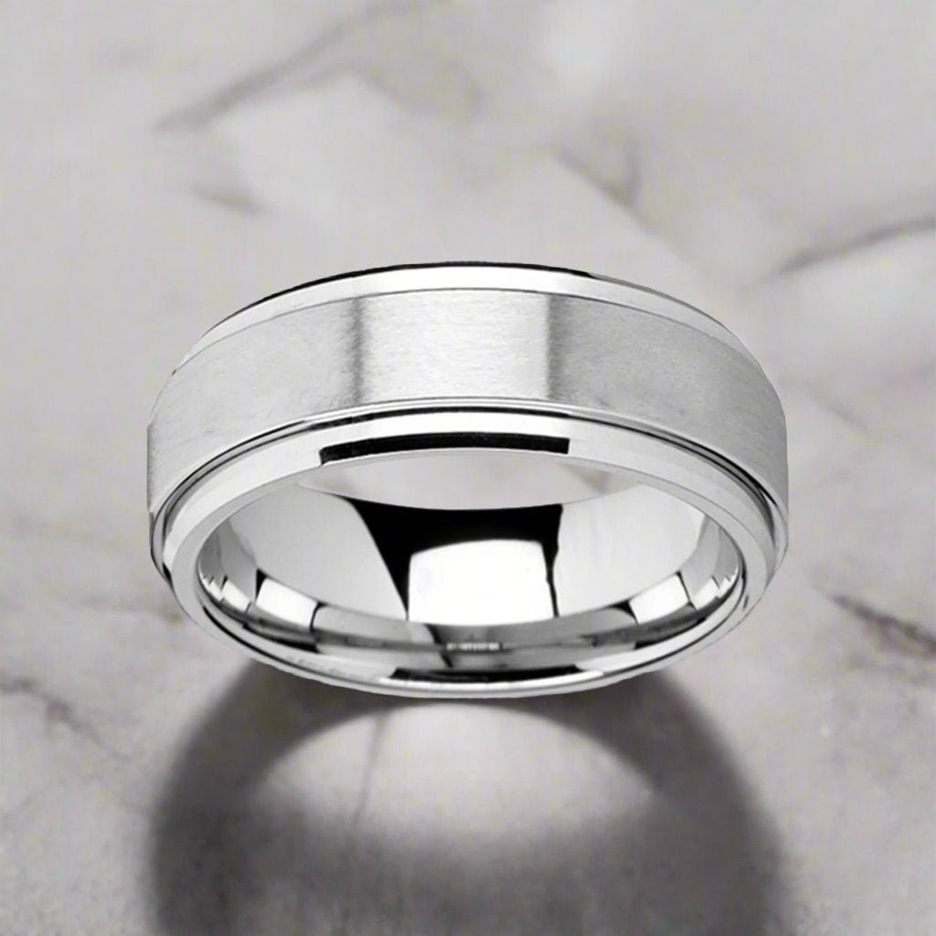 REVOLUTION Tungsten Carbide men's wedding band, image 2