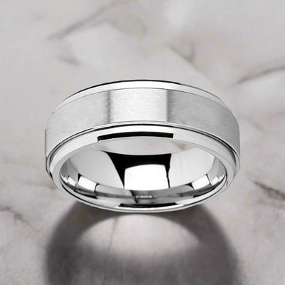 REVOLUTION Tungsten Carbide men's wedding band, image 2