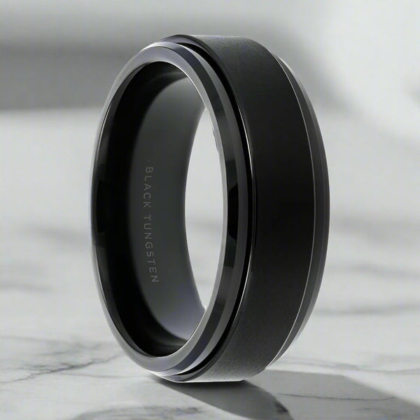 REVOLVE | Tungsten Wedding Ring 8mm | Aydins – Aydins Jewelry