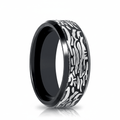 ROCKFORGE — hero shot — men's tungsten carbide wedding ring | Aydins Jewelry