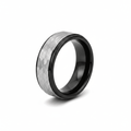 ROCKY — hero shot — men's tungsten carbide wedding ring | Aydins Jewelry